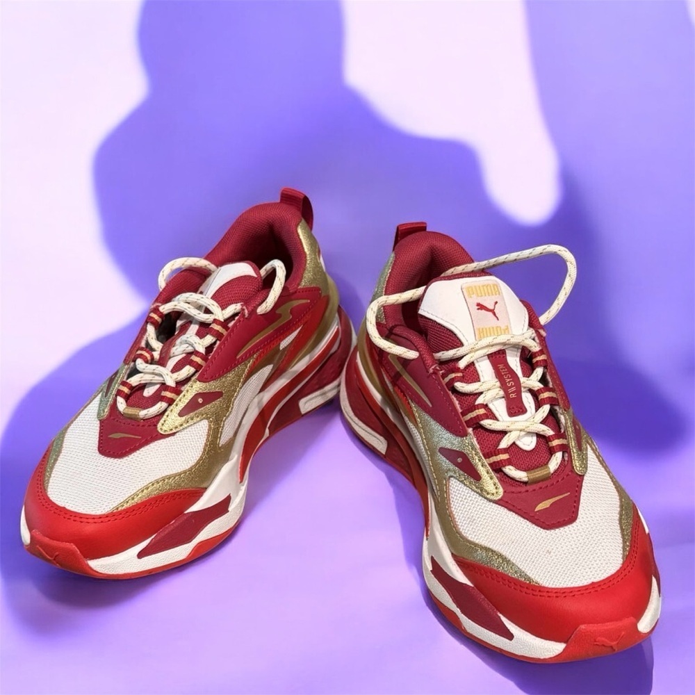 Puma Kid's RS Fast 'Glitz' Sneakers 4.5C - Picture 2 of 9
